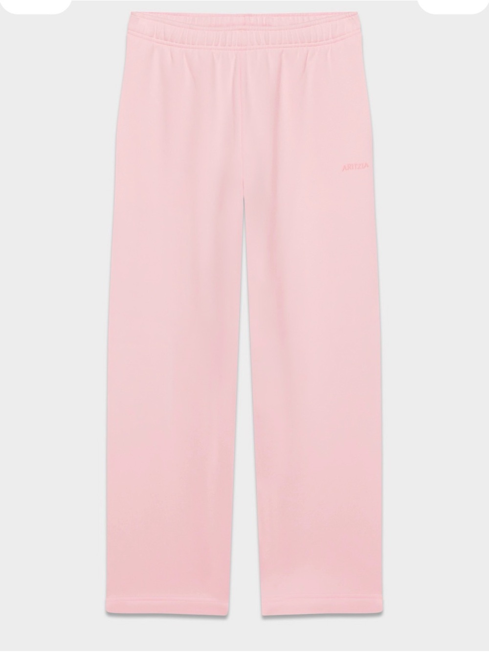 Aritzia Villa Pink Cozy Sweatfleece Mega Straight Sweatpant